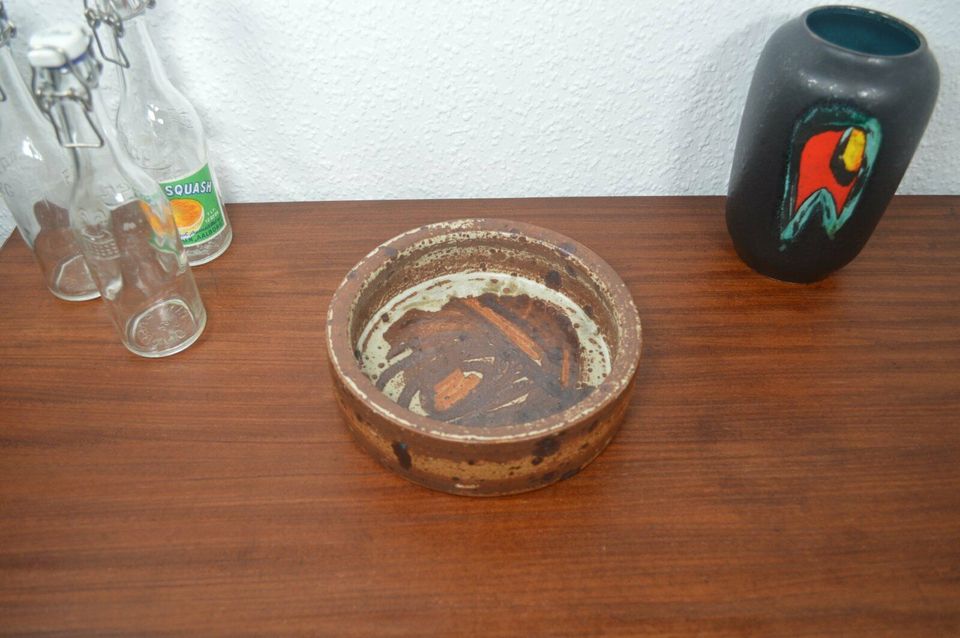 Vintage Henning Rasmussen Ting Keramik Følle Denmark Schale 1970er Jahre Studiokeramik Dänemark dänische moderne Kunstkeramik