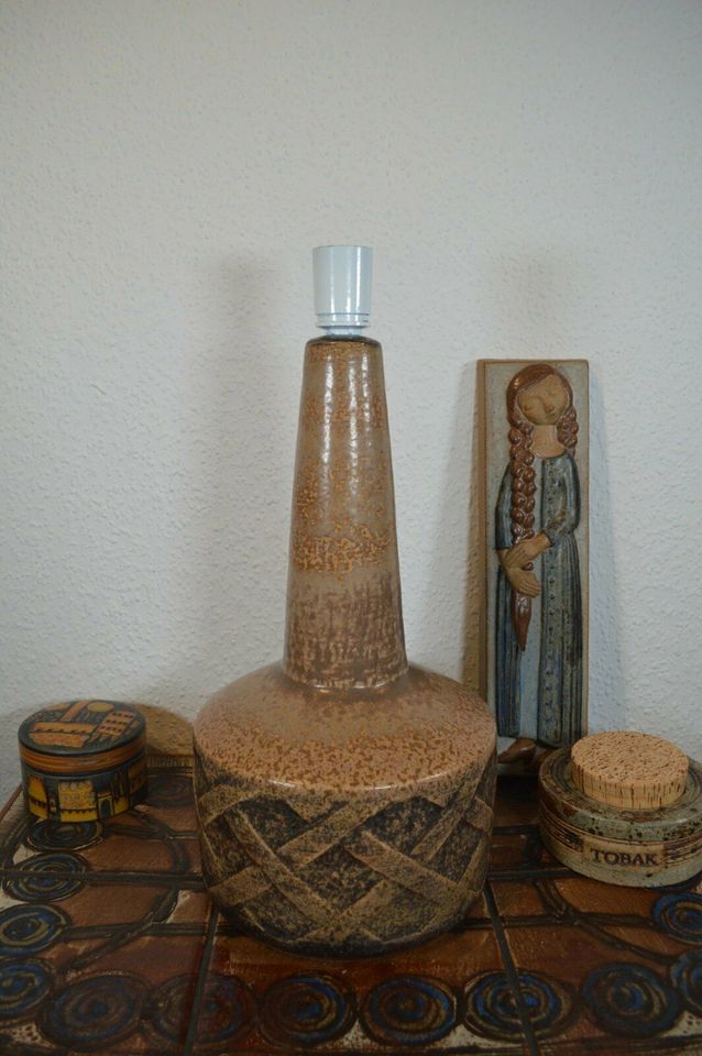 Stor Søholm Bornholm Keramik Gulvlampe Danmark 1960'erne Dansk Design