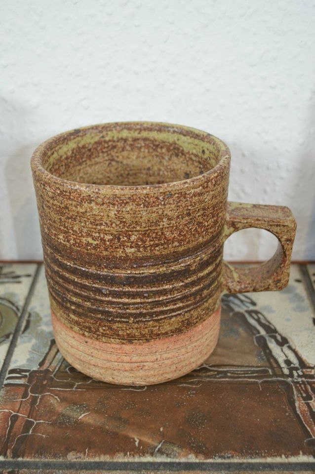 Tue Poulsen Becher Modern Art Studiokeramik Brutalist 1960's Danish Design