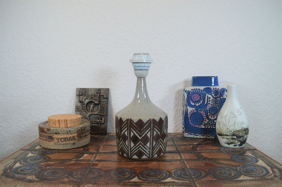 Michael Andersen Bornholm Keramik Lampe Dänemark Marianne Starck 1960s Danish Design