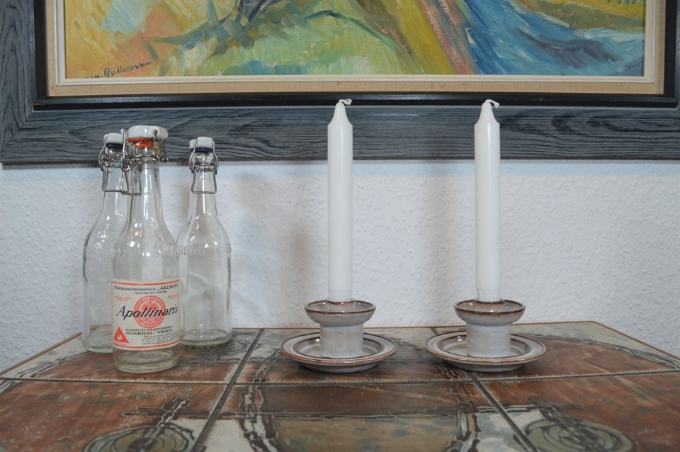 MCM Stogo Stentøj Danmark Kerzenhalter Herluf Gottschalk-Olsen Danish Design 1960s - dänischer Vintage Designklassiker