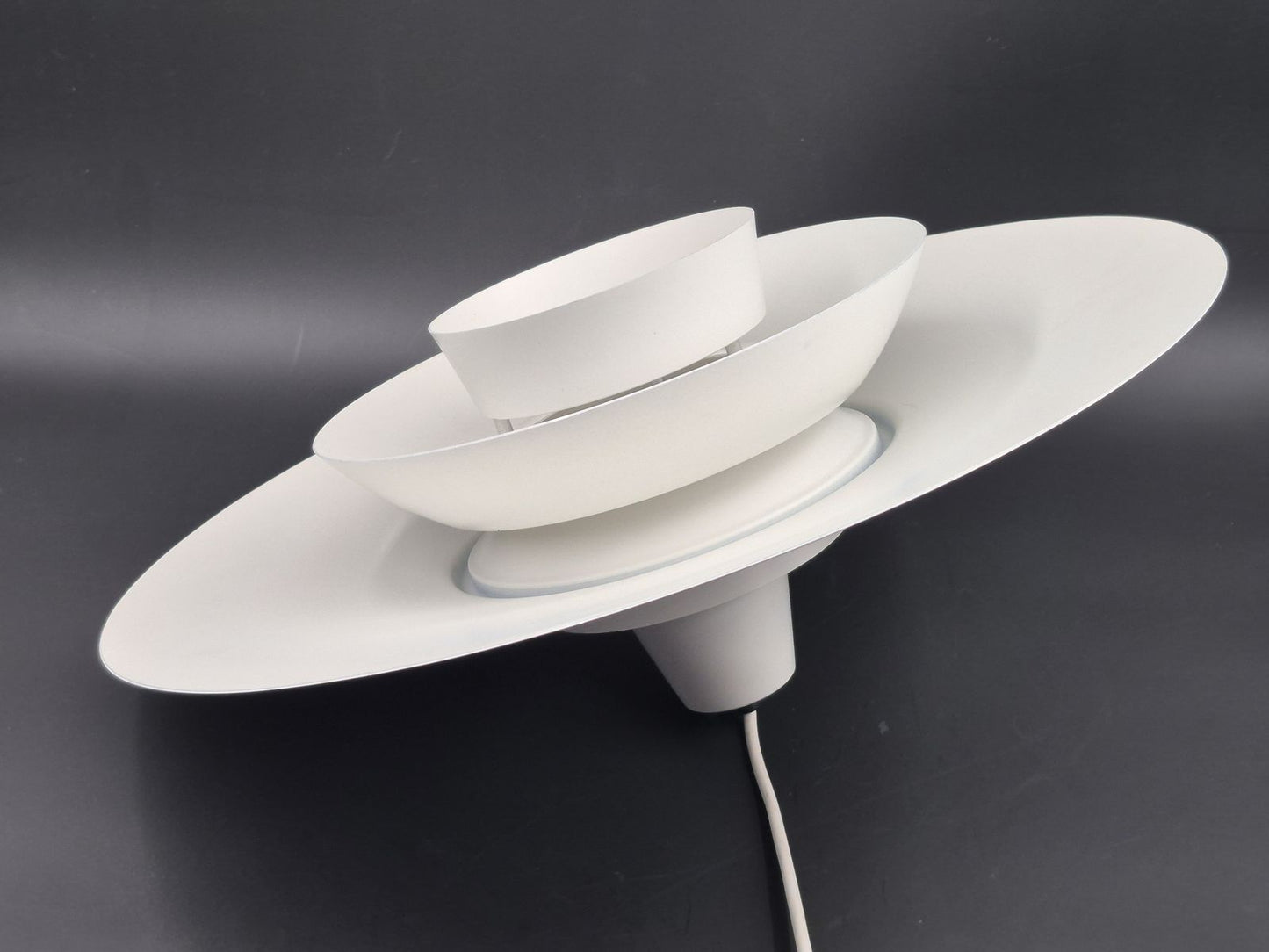 Seltene große Danish Modern David Super-Light Denmark Type 240 Aluminium Pendellampe Mogens Davidsen Design 1970’s Superlight AS Designlampe (Kopie)