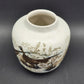 Vintage dänische Royal Copenhagen Fajance Vase 1062/5357 Nils Thorsson Diana Design mit Fasanen, Danish Design 1970er Jahre MCM Designklassiker