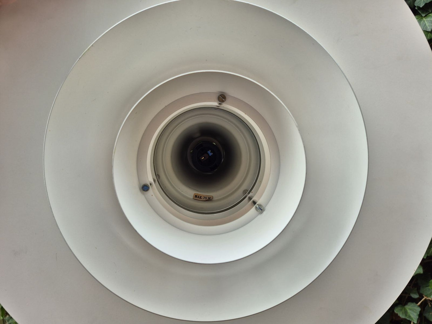 Seltene große Danish Modern David Super-Light Denmark Type 240 Aluminium Pendellampe Mogens Davidsen Design 1970’s Superlight AS Designlampe