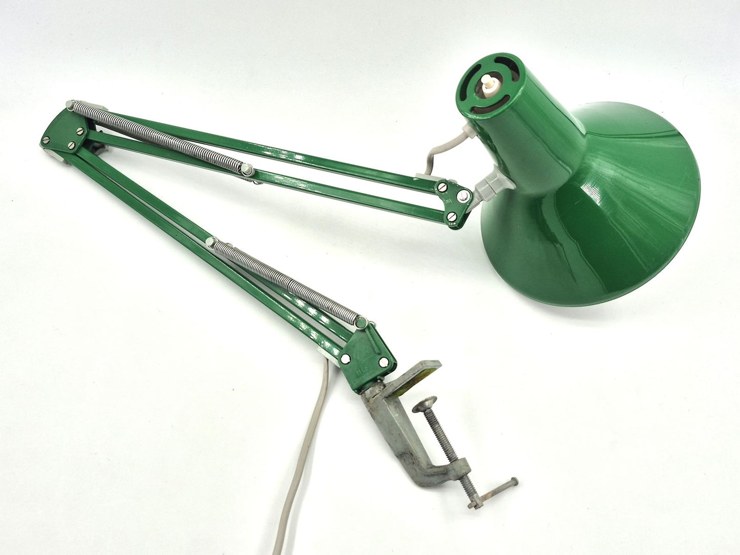 Mid-Century HCF Type 85-4 Danmark Danish Design Architekten Lampe 1980s Schreibtischlampe Bauhaus Design dänisches Mid-Century Modern Design
