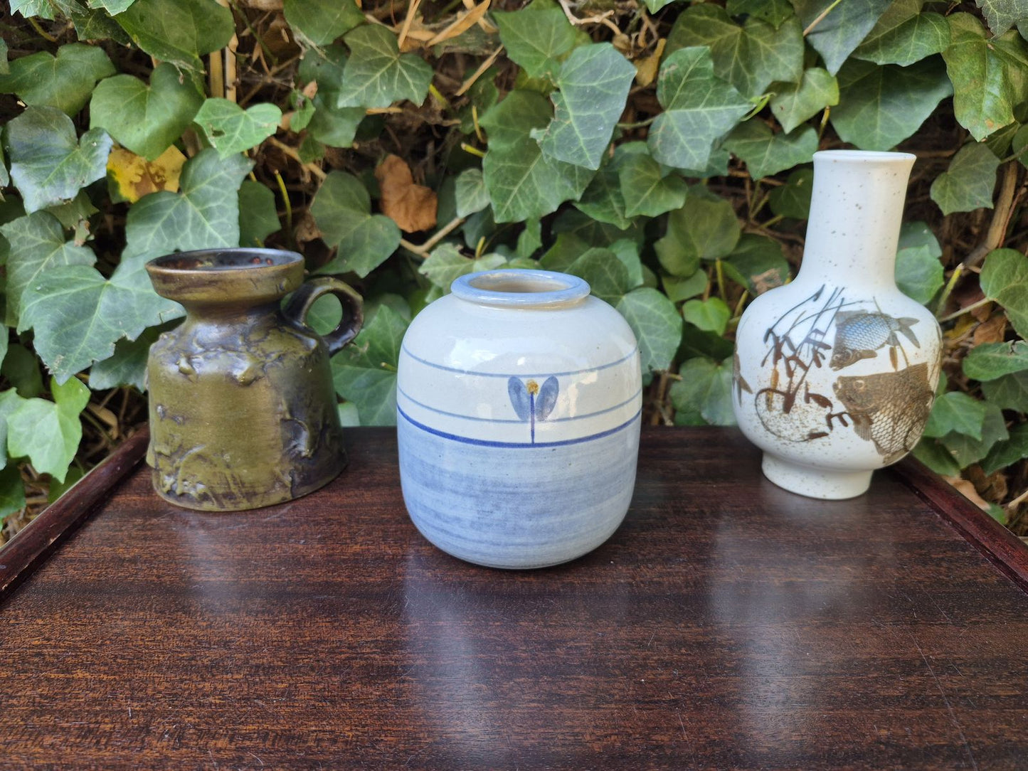 Vintage Einar Paulsen Vase 3740-2 Søholm Stentøj Dänemark Vase 1980s Danish Mid-Century Modern Design original Bornholmer Kunstkeramik