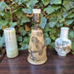 Große Lauritz Hjorth Bornholm Keramik Tischlampe 1930s Jugendstil Keramik mit Eulenmotiv – zeitgenössische skandinavische Skønvirke Design Kunstkeramik Lampe
