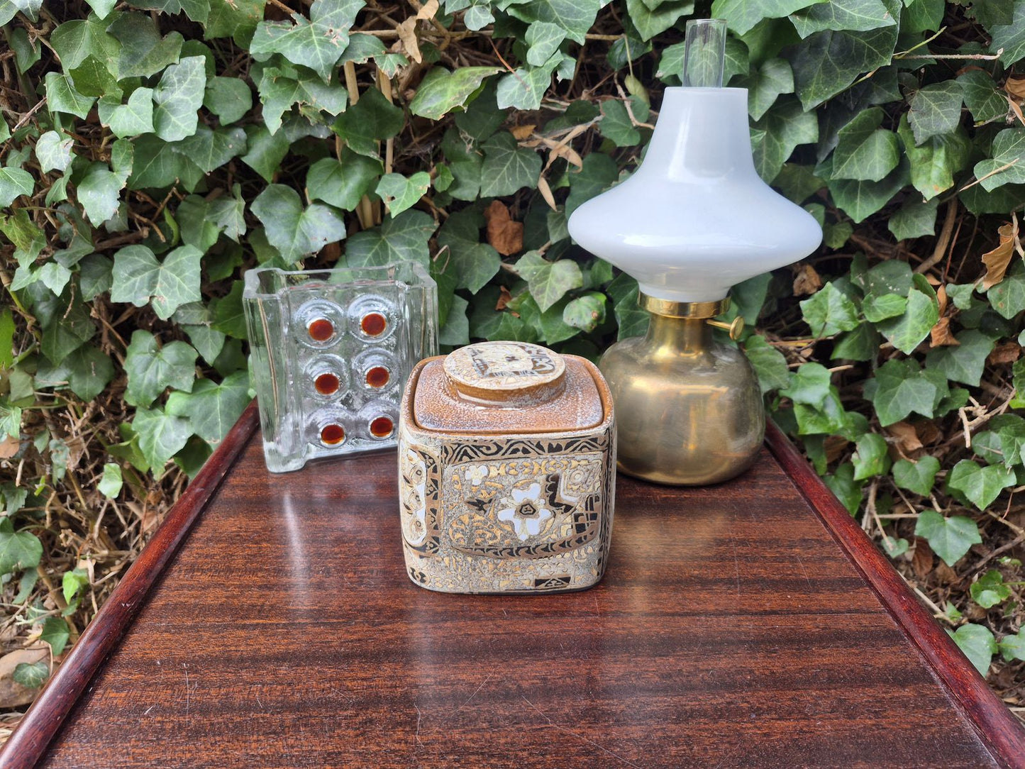 Seltener Mid-Century Royal Copenhagen Porzellan Humidor 719/3211 Nils Thorsson Baca Design 1960s Designklassiker - Danish Modern Design Fajance Dose