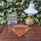 Mid-Century Trip Trap Danmark Teakholz Serviettenhalter 1970s Danish Modern Design – dänisches Vintage Design