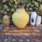 Große gelbe WGP Fat-Lava Vase 1123-27 – Jasba Keramik Design 1960s West German mit seltener gelber Fat-Lava Design