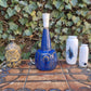 Große blaue Vintage Einar Johansen Tischlampe 1020 für Søholm Stentøj Bornholm Keramik Dänemark 1960's Danish Mid-Century Modern Designlampe