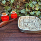 Vintage Royal Copenhagen 719/2884 Fajance Schale Dänemark, Nils Thorsson Design, Danish Design 1960er Jahre Baca Serie MCM Designklassiker