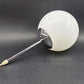 Seltene Mid-Century Odreco Typ 439 Dänemark Bauhaus Design Pendelleuchte  – dänische Vintage Pendelleuchte mit weißen Opalglas Lampenschirmen - Space Age Design Mondlampe
