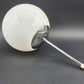 Seltene Mid-Century Odreco Typ 439 Dänemark Bauhaus Design Pendelleuchte  – dänische Vintage Pendelleuchte mit weißen Opalglas Lampenschirmen - Space Age Design Mondlampe