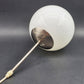 Seltene Mid-Century Odreco Typ 439 Dänemark Bauhaus Design Pendelleuchte  – dänische Vintage Pendelleuchte mit weißen Opalglas Lampenschirmen - Space Age Design Mondlampe