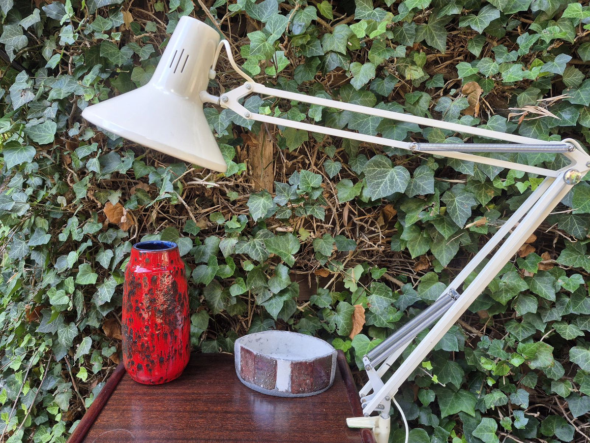Mid-Century Luxo Norway L-1P 1960s Jac Jacobsen Design Architektenlampe - Vintage Bauhaus Schreibtischlampe Designklassiker