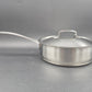 Seltene große Hackman Polaris Norway Edelstahl Pfanne – norwegische Mid-Century Design Pfanne mit Deckel, Vintage Hackman Polaris Designklassiker