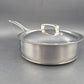 Seltene große Hackman Polaris Norway Edelstahl Pfanne – norwegische Mid-Century Design Pfanne mit Deckel, Vintage Hackman Polaris Designklassiker