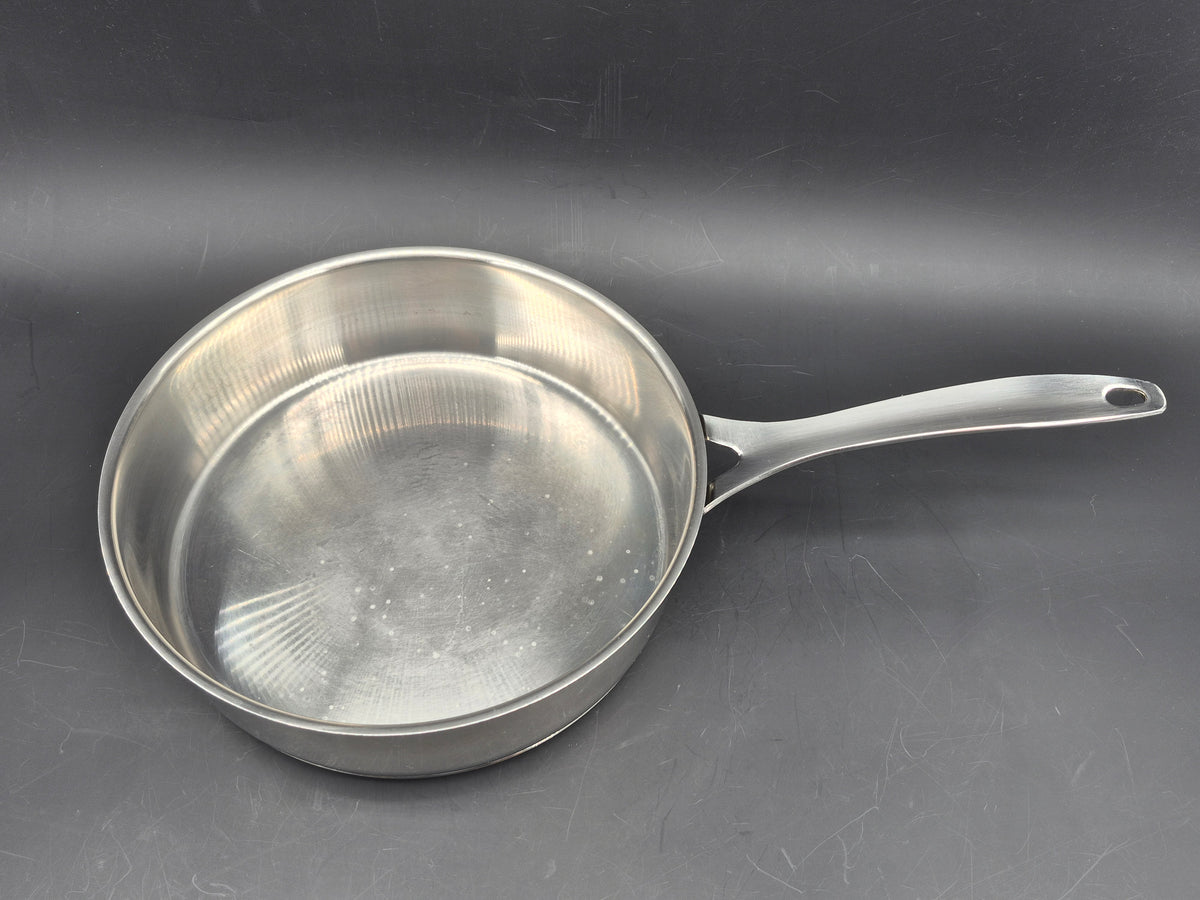Seltene große Hackman Polaris Norway Edelstahl Pfanne – norwegische Mid-Century Design Pfanne mit Deckel, Vintage Hackman Polaris Designklassiker