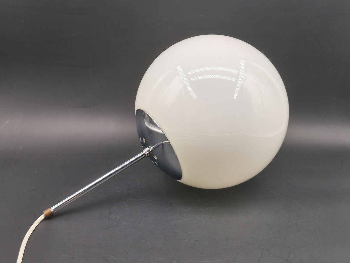 Vintage Odreco opal glas lampe Danmark 1970'erne Dansk Modern Design glaskunst