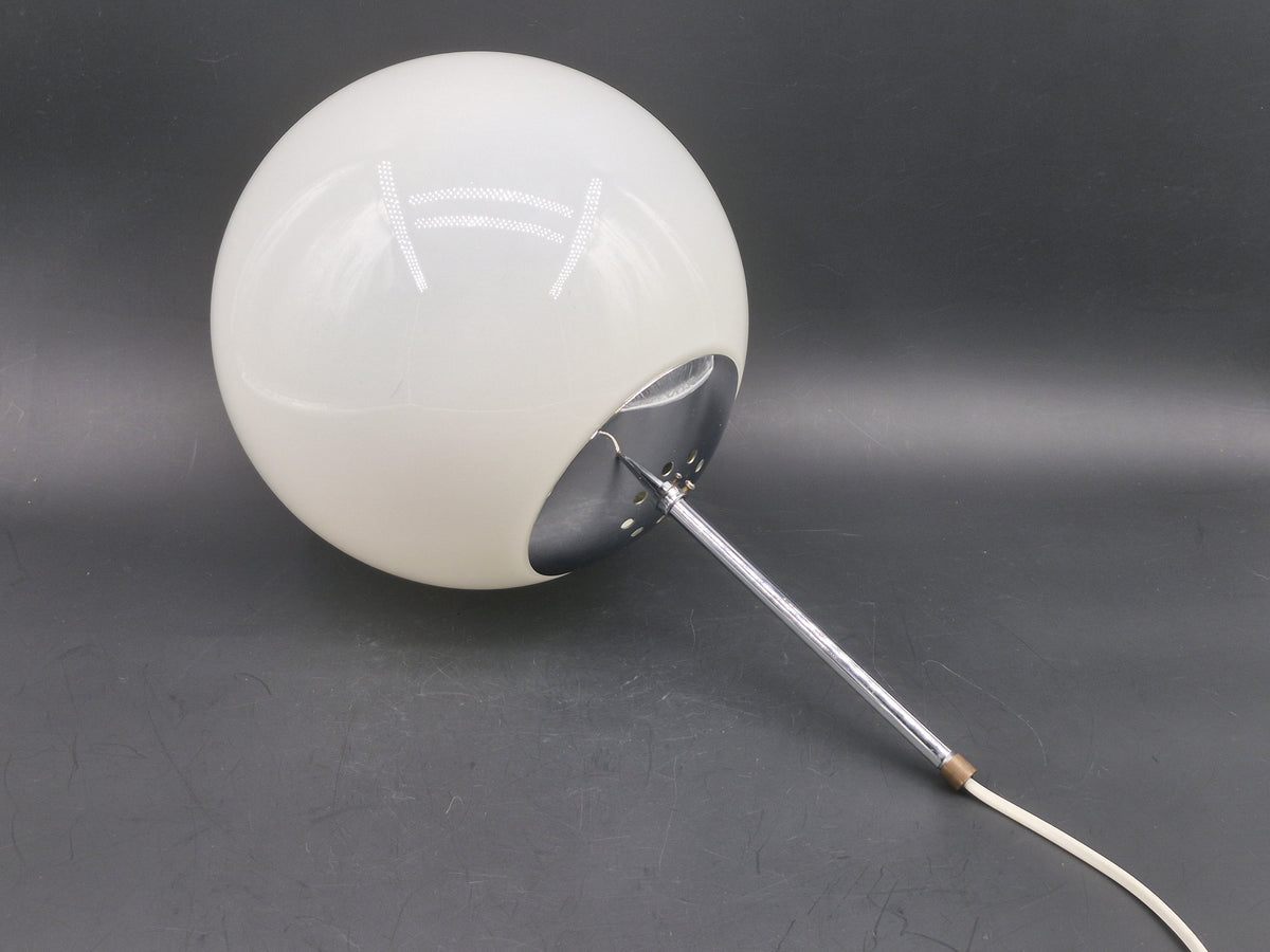 Vintage Odreco opal glas lampe Danmark 1970'erne Dansk Modern Design glaskunst