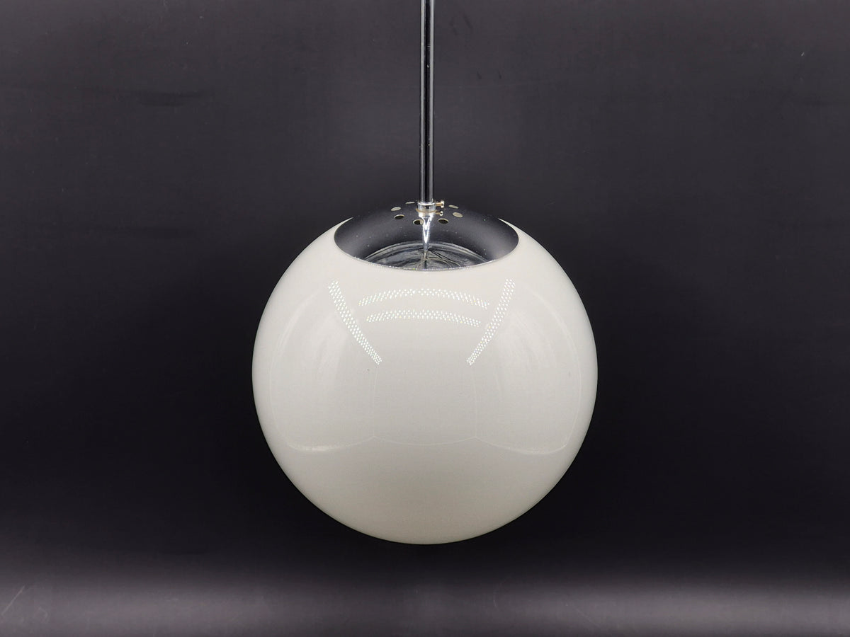 Vintage Odreco opal glas lampe Danmark 1970'erne Dansk Modern Design glaskunst