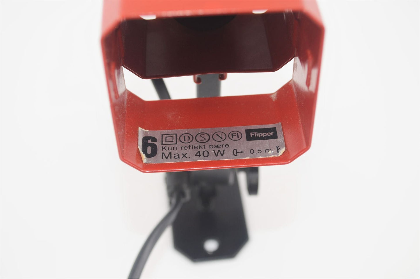 Louis Poulsen Denmark „Flipper“ Spotlampen 1970s Mid-Century Pop-Art Danish Modern Design
