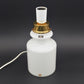 Vintage Odreco Danmark Opalglas Lampe Dänemark 1970s Danish Modern Design handgearbeitete Glaskunst Lampe
