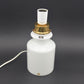 Vintage Odreco Danmark Opalglas Lampe Dänemark 1970s Danish Modern Design handgearbeitete Glaskunst Lampe