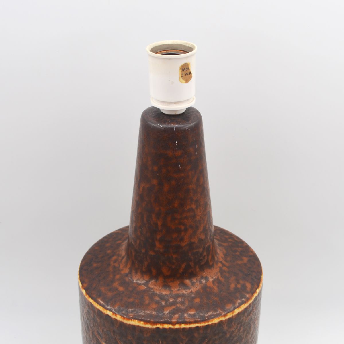 Große XL Einar Johansen „Sun“ Design Lampe 1203-4 für Søholm Stentøj Bornholm Keramik Dänemark 1960's Danish Mid-Century Modern Designlampe