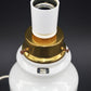 Vintage Odreco Danmark Opalglas Lampe Dänemark 1970s Danish Modern Design handgearbeitete Glaskunst Lampe