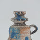 Vintage Carstens Tönnieshof Keramik Vase 7327-15 WGP blaue Fat-Lava Glasur Kunstkeramik Mid-Century Vase