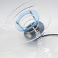 Mid-Century Design Light AS Denmark Model „Space“ Hängelampe 1980s Vintage Dänische MCM Space-Age Design Designlampe aus Acrylglas