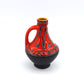 WGP Bay Keramik Fat-Lava Keramik Vase 67-17 Bodo Mans Design 1960s Westgerman Pop-Art Design