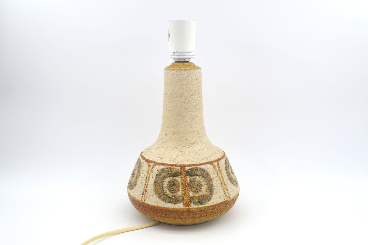 Danish Modern Svend Aage Jensen & Noomi Backhausen Søholm Stentøj Tischlampe 3062 1970s Mid-Century Modern Kunstkeramik Dänemark