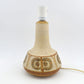 Danish Modern Svend Aage Jensen & Noomi Backhausen Søholm Stentøj Tischlampe 3062 1970s Mid-Century Modern Kunstkeramik Dänemark