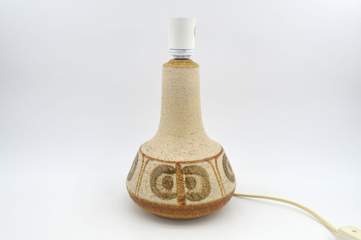 Danish Modern Svend Aage Jensen & Noomi Backhausen Søholm Stentøj Tischlampe 3062 1970s Mid-Century Modern Kunstkeramik Dänemark