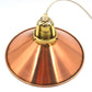änische Mid-Century Schuhmacherlampen - Vintage Kupfer Schumacher oder Schuster Hängelampen - 1960s dänische MCM Industrie Design Pendellampen
