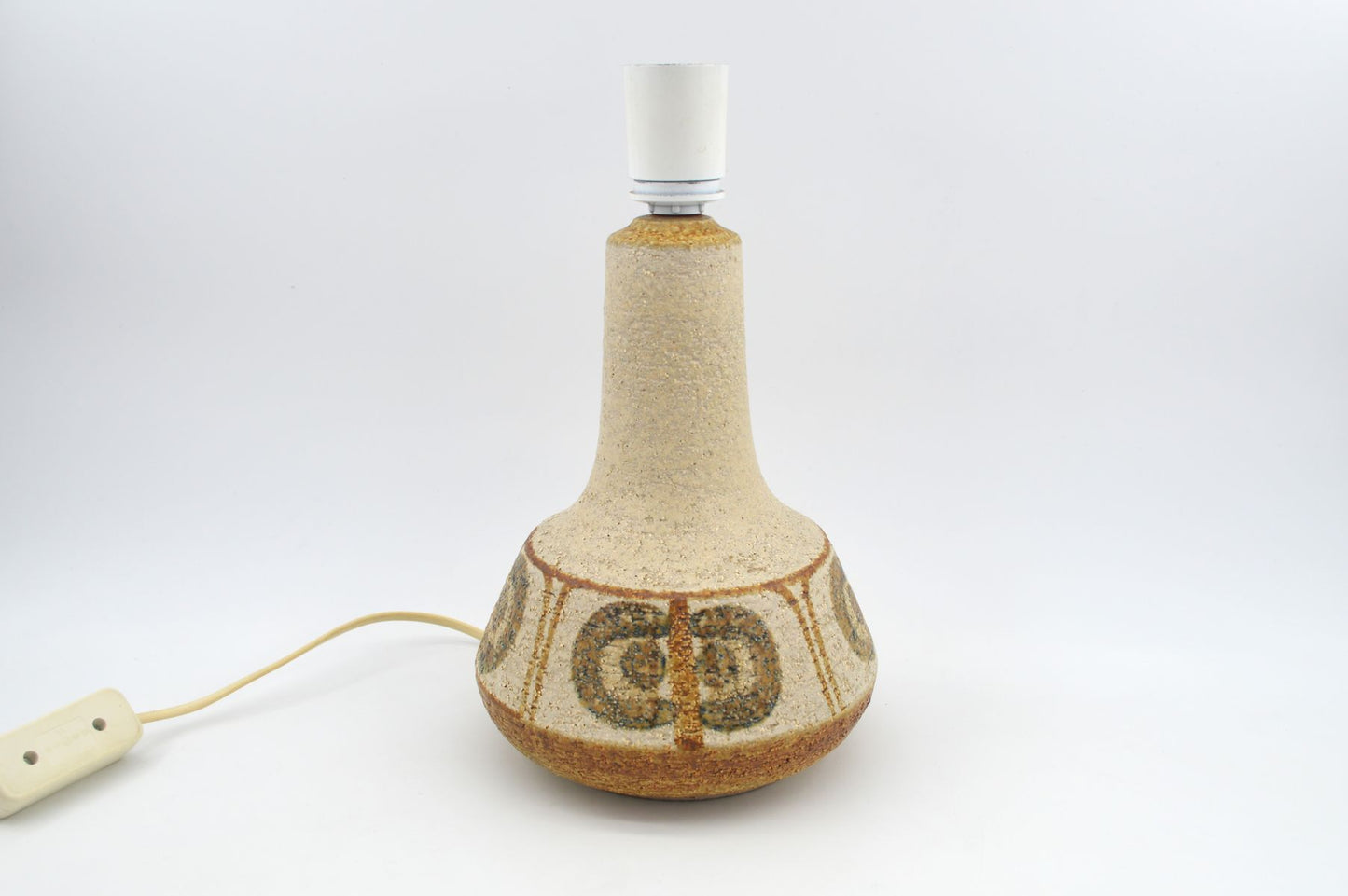 Danish Modern Svend Aage Jensen & Noomi Backhausen Søholm Stentøj Tischlampe 3062 1970s Mid-Century Modern Kunstkeramik Dänemark