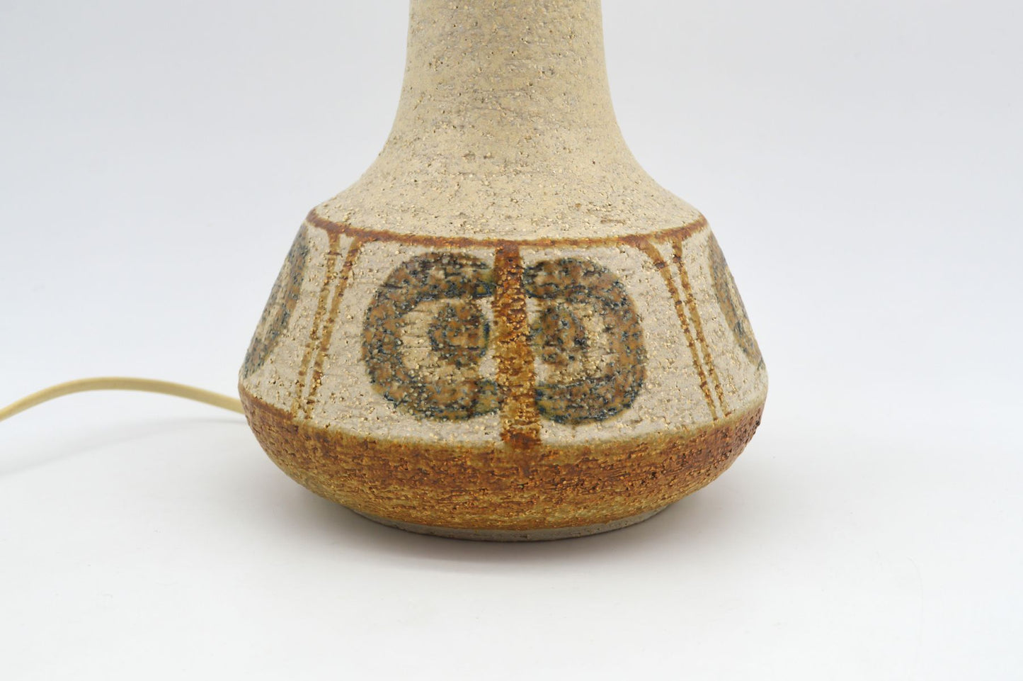 Danish Modern Svend Aage Jensen & Noomi Backhausen Søholm Stentøj Tischlampe 3062 1970s Mid-Century Modern Kunstkeramik Dänemark