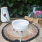 Mid-Century Holmegaard Amfora Opalglas Schale 1990s Michael Bang Danish Design