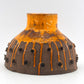 T.F. Danmark 1970s Pop-Art Hängelampe handgearbeitete Studiokeramik 1977 Fat-Lava Glasur Danish Modern Design