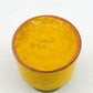 Vintage Bitossi Keramik Tabakdose Aldo Londi Mid-Century Modern Design Dose 1480 mit seltener gelber Glasur 1960s italienischer Fat-Lava Designklassiker