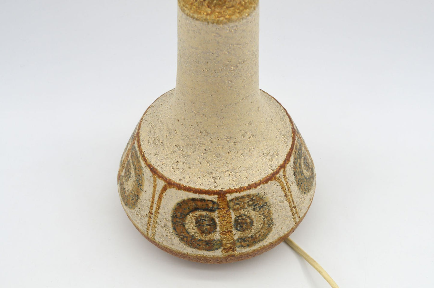 Danish Modern Svend Aage Jensen & Noomi Backhausen Søholm Stentøj Tischlampe 3062 1970s Mid-Century Modern Kunstkeramik Dänemark
