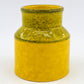 Vintage Bitossi Keramik Tabakdose Aldo Londi Mid-Century Modern Design Dose 1480 mit seltener gelber Glasur 1960s italienischer Fat-Lava Designklassiker