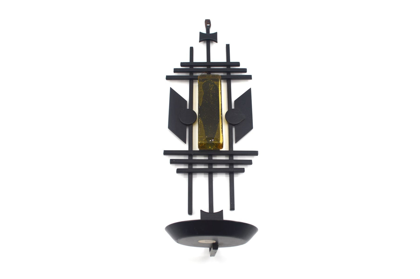 Mid-Century Dantoft Dänemark Danish Modern Metall Wandskulptur Kerzenhalter 1960s Danish Modern Design Kunsthandwerk brutalistische Skulptur