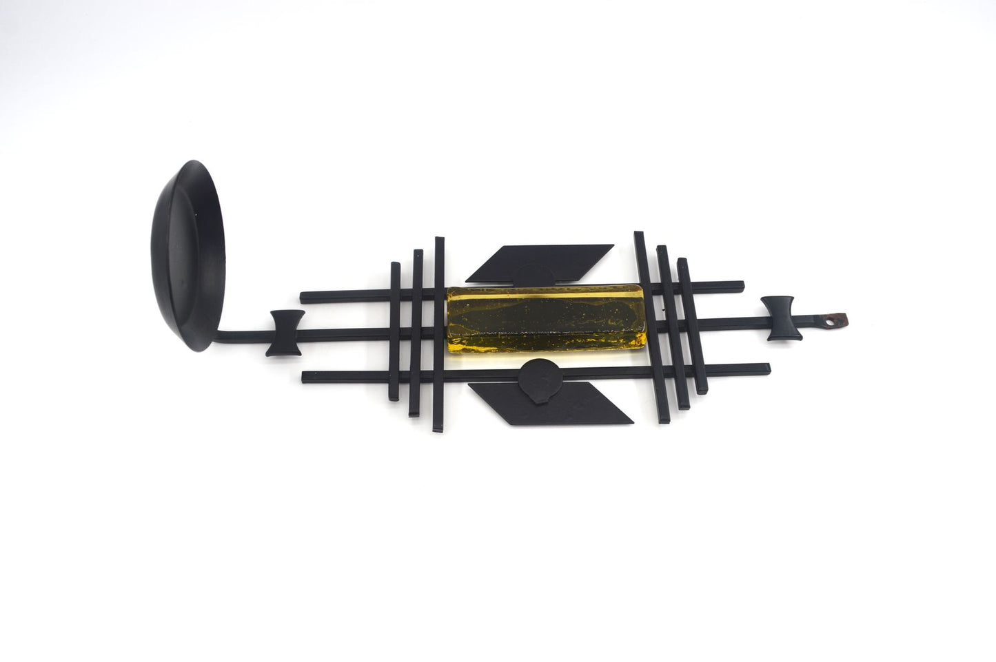 Mid-Century Dantoft Dänemark Danish Modern Metall Wandskulptur Kerzenhalter 1960s Danish Modern Design Kunsthandwerk brutalistische Skulptur