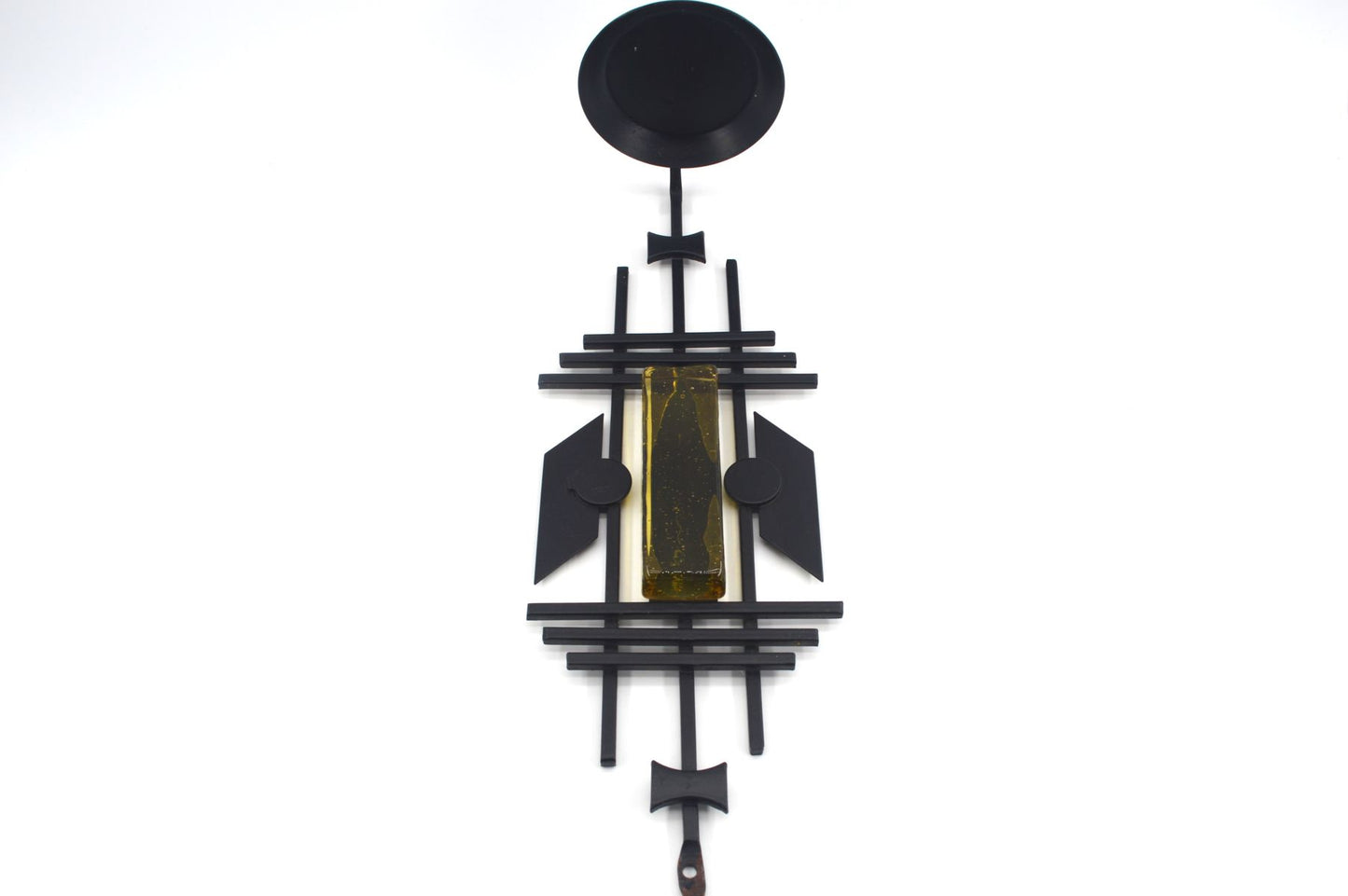 Mid-Century Dantoft Dänemark Danish Modern Metall Wandskulptur Kerzenhalter 1960s Danish Modern Design Kunsthandwerk brutalistische Skulptur