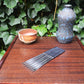 Georg Jensen Denmark Blue Shark Fonduegabeln Design Svend Siune 1965 Danish Design