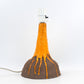 1970'erne Pop Art Bordlampe Studio Keramik TF 1977 Dansk Design Fat-Lava